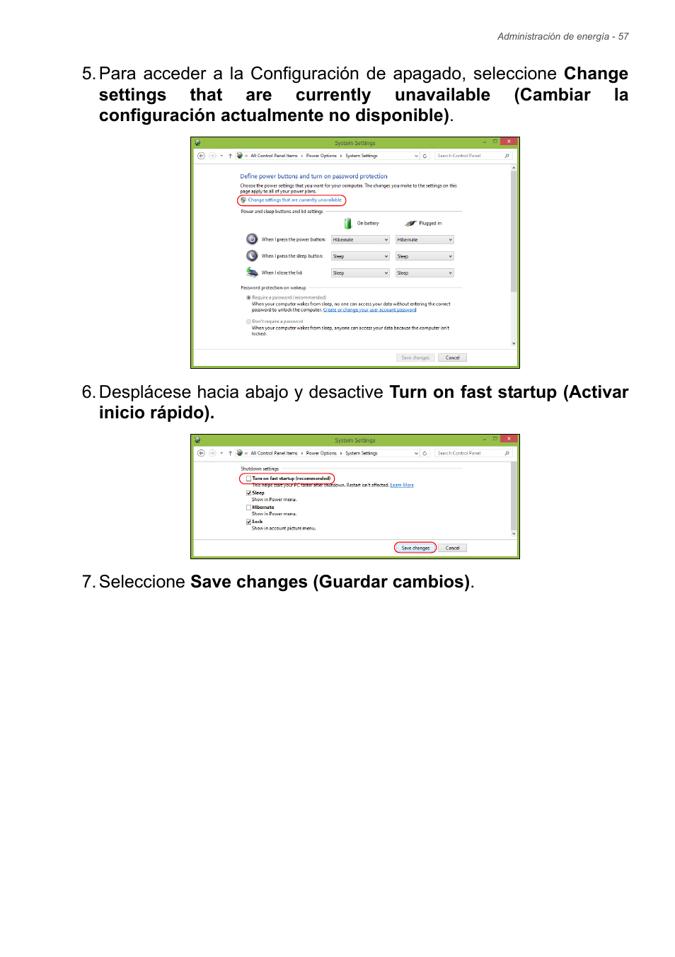 Acer Aspire E1-470PG User Manual | Page 57 / 101
