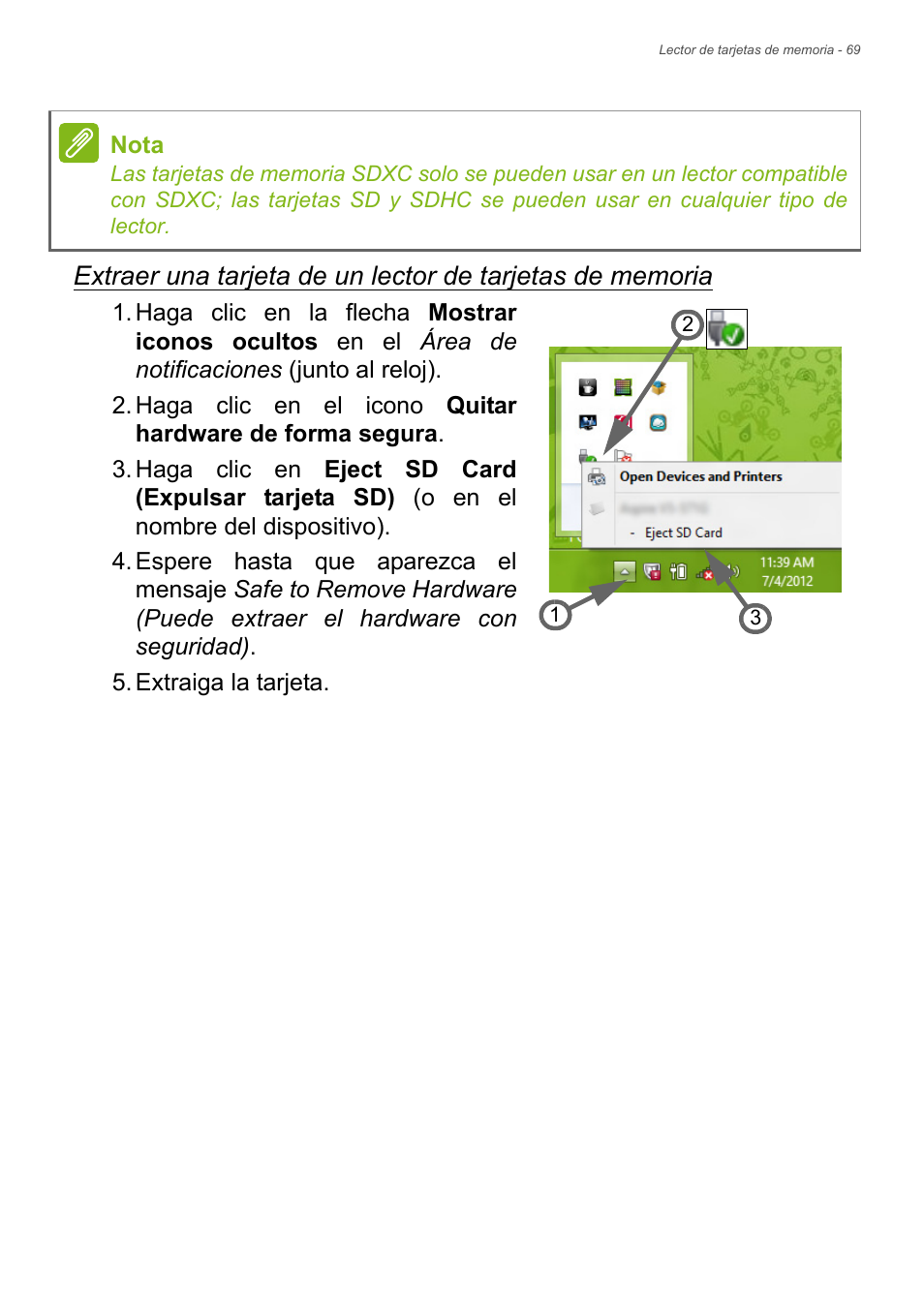Acer Aspire E1-470PG User Manual | Page 69 / 101