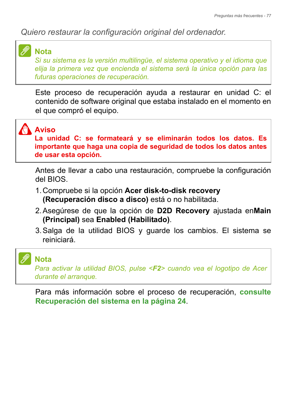 Acer Aspire E1-470PG User Manual | Page 77 / 101