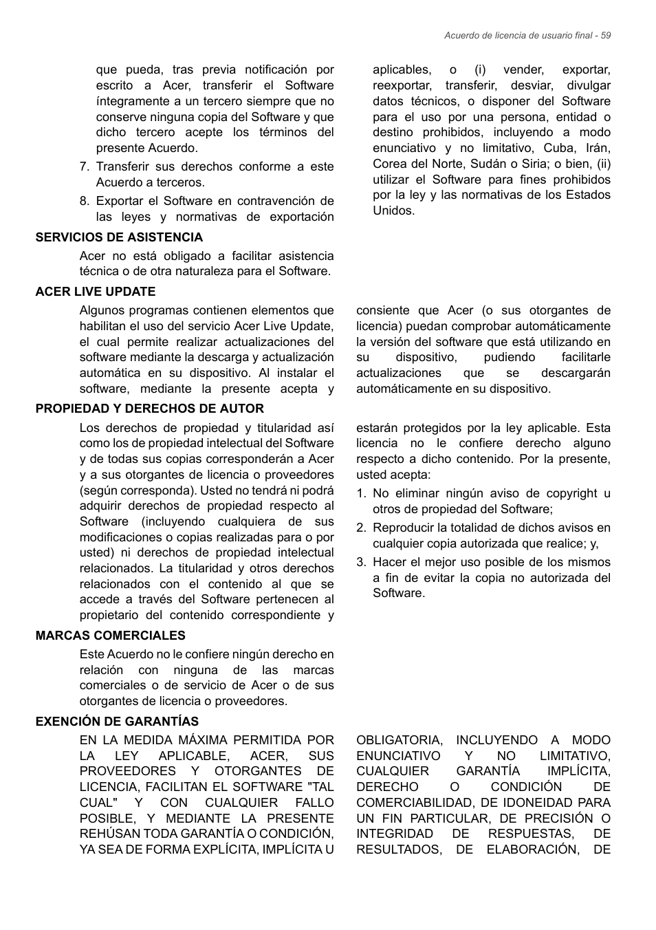 Acer B1-730HD User Manual | Page 59 / 61