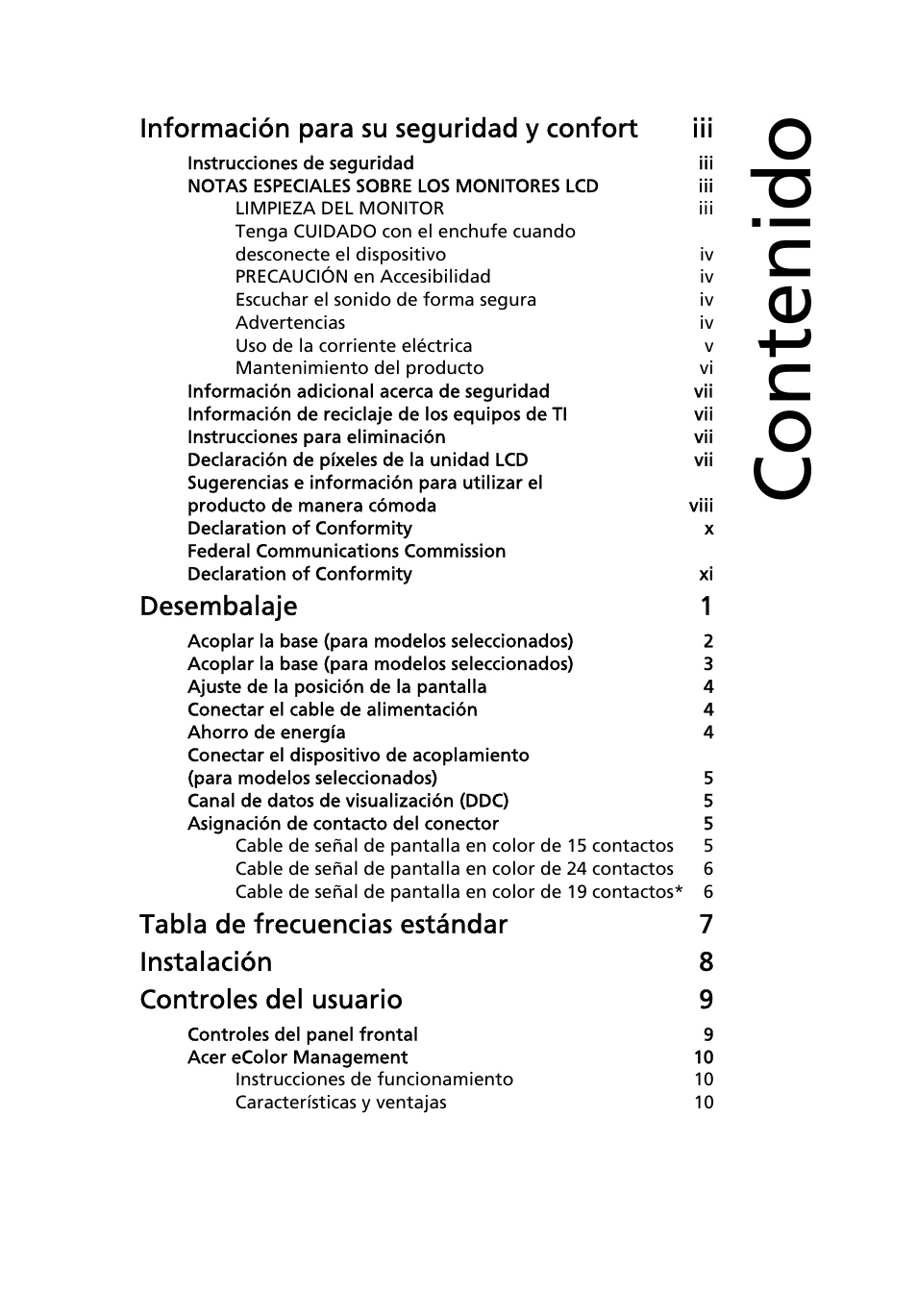 Acer H234H User Manual | Page 13 / 30