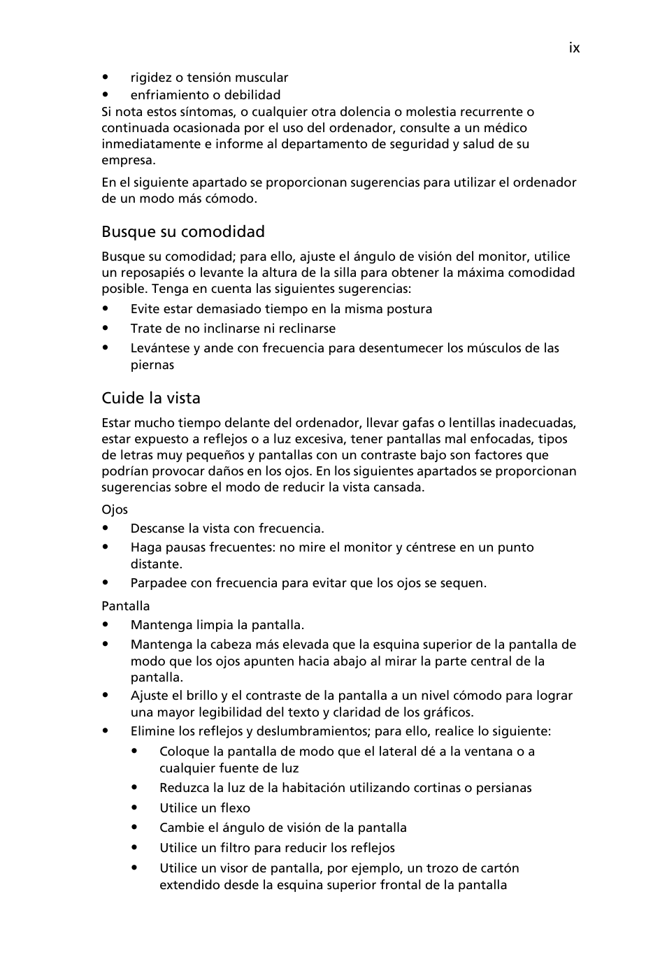 Acer H234H User Manual | Page 9 / 30