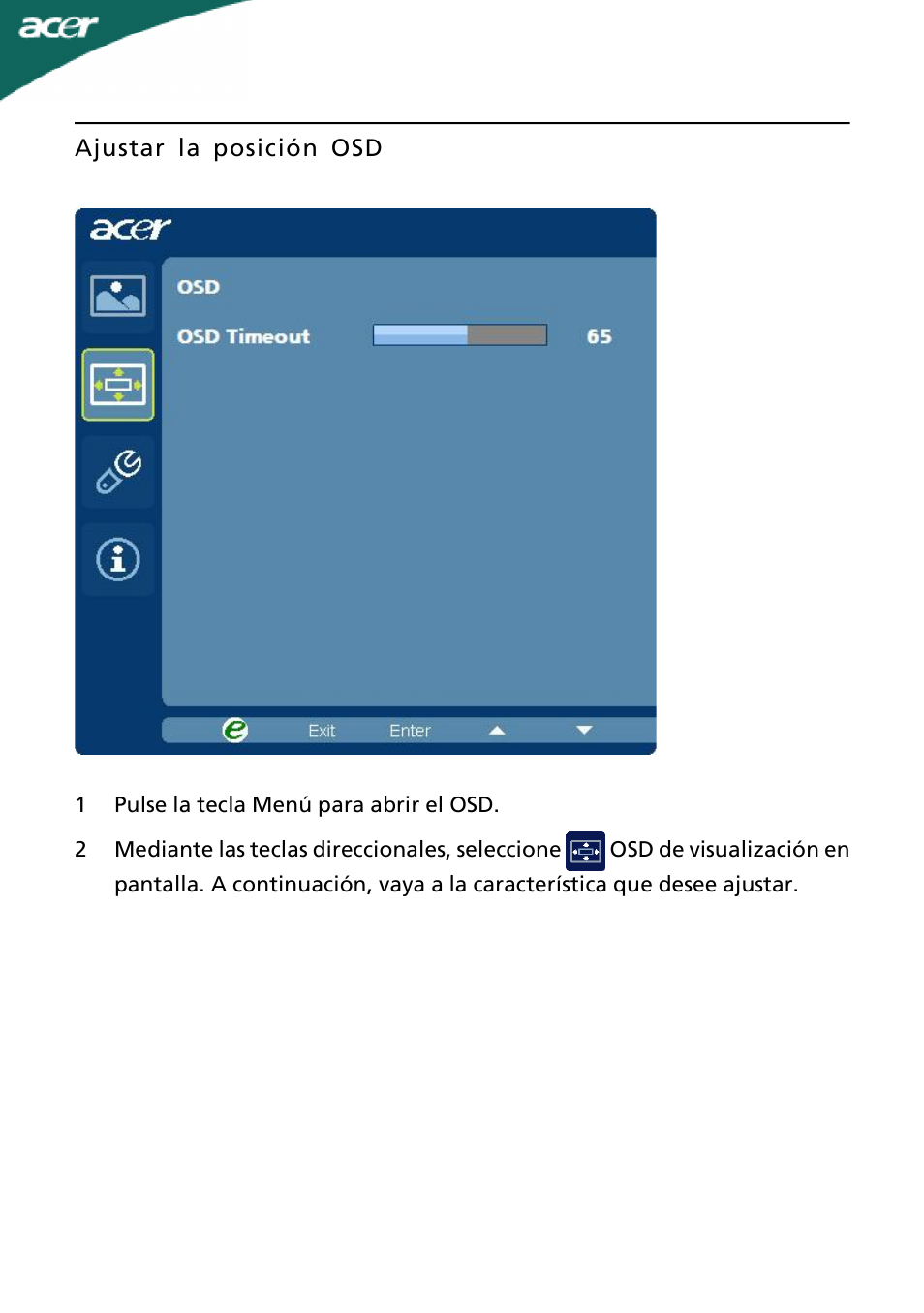 Acer A191HQL User Manual | Page 17 / 23