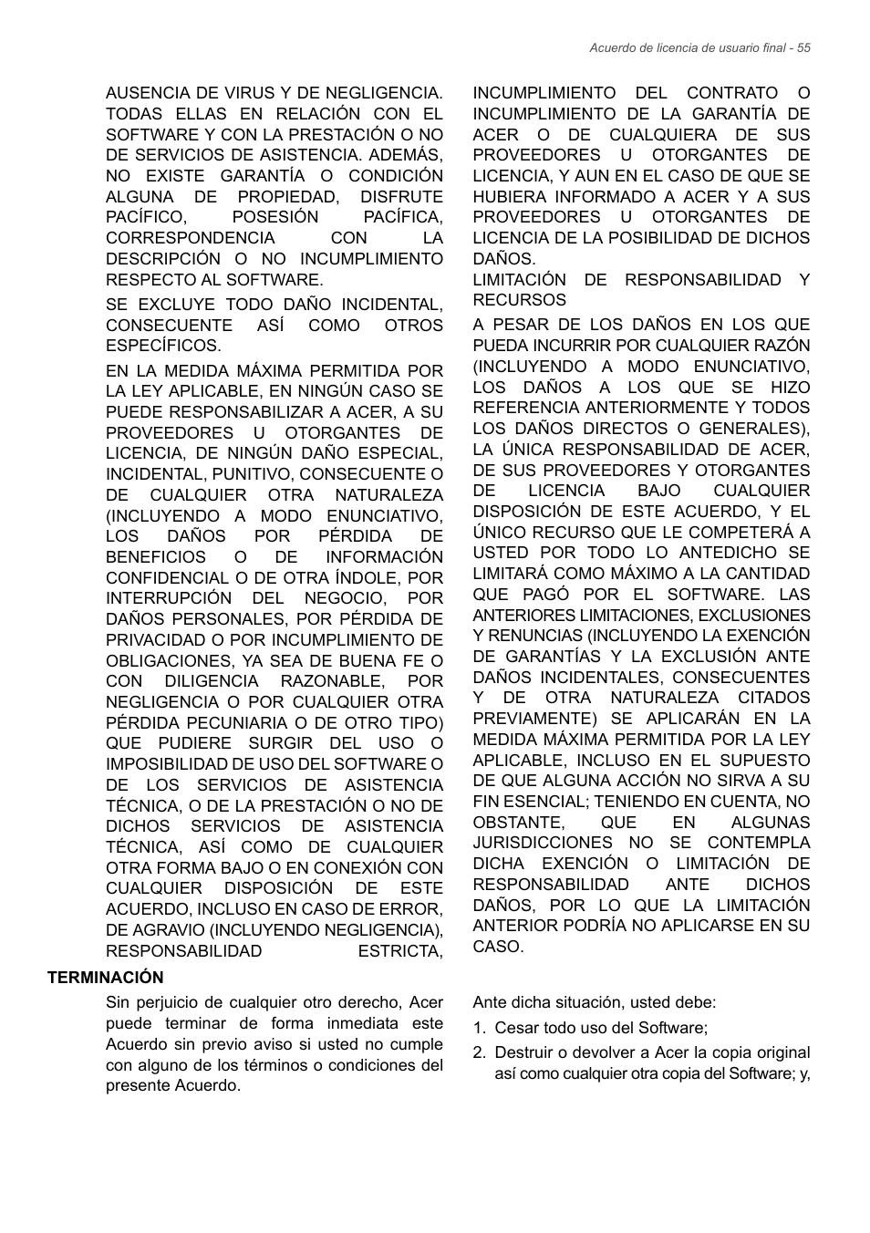 Acer B1-720 User Manual | Page 55 / 56