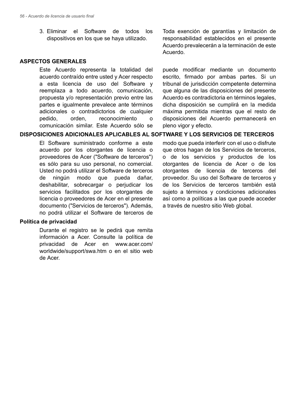 Acer B1-720 User Manual | Page 56 / 56