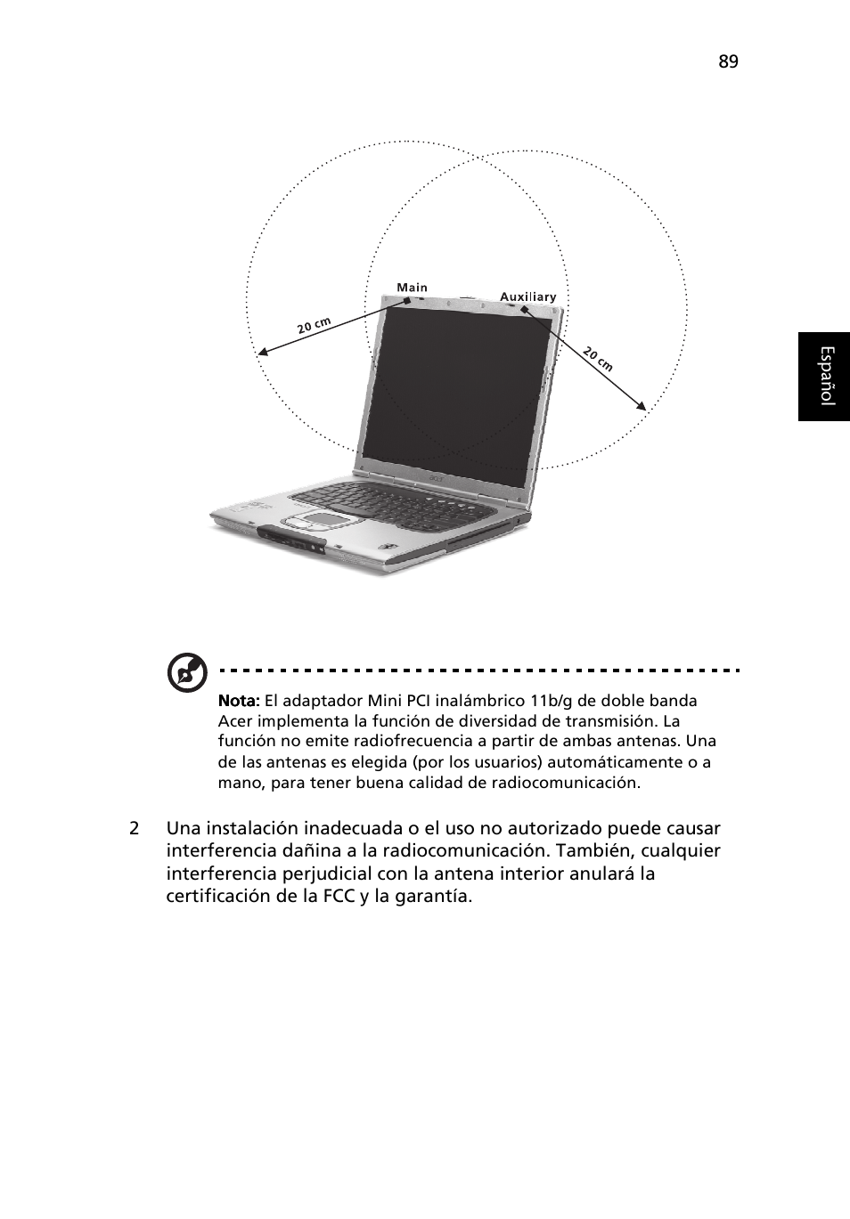 Acer Ferrari 3200 User Manual | Page 99 / 106