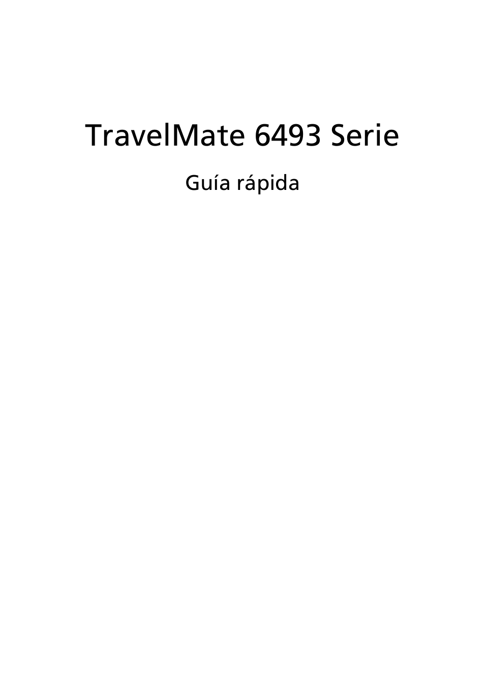 Acer TravelMate 6493 User Manual | 17 pages