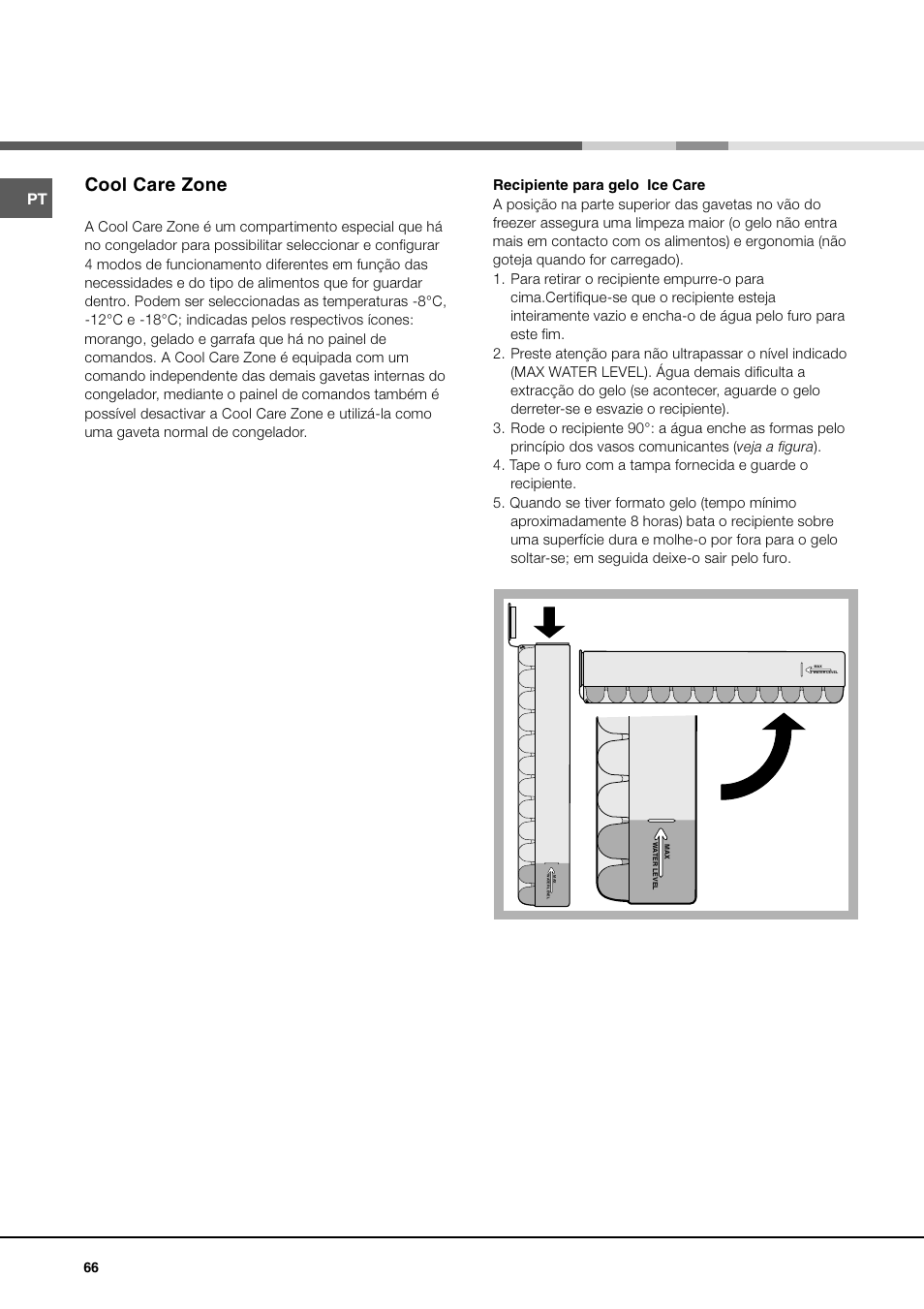 Cool care zone | Ariston MBT 2012 HA User Manual | Page 66 / 72
