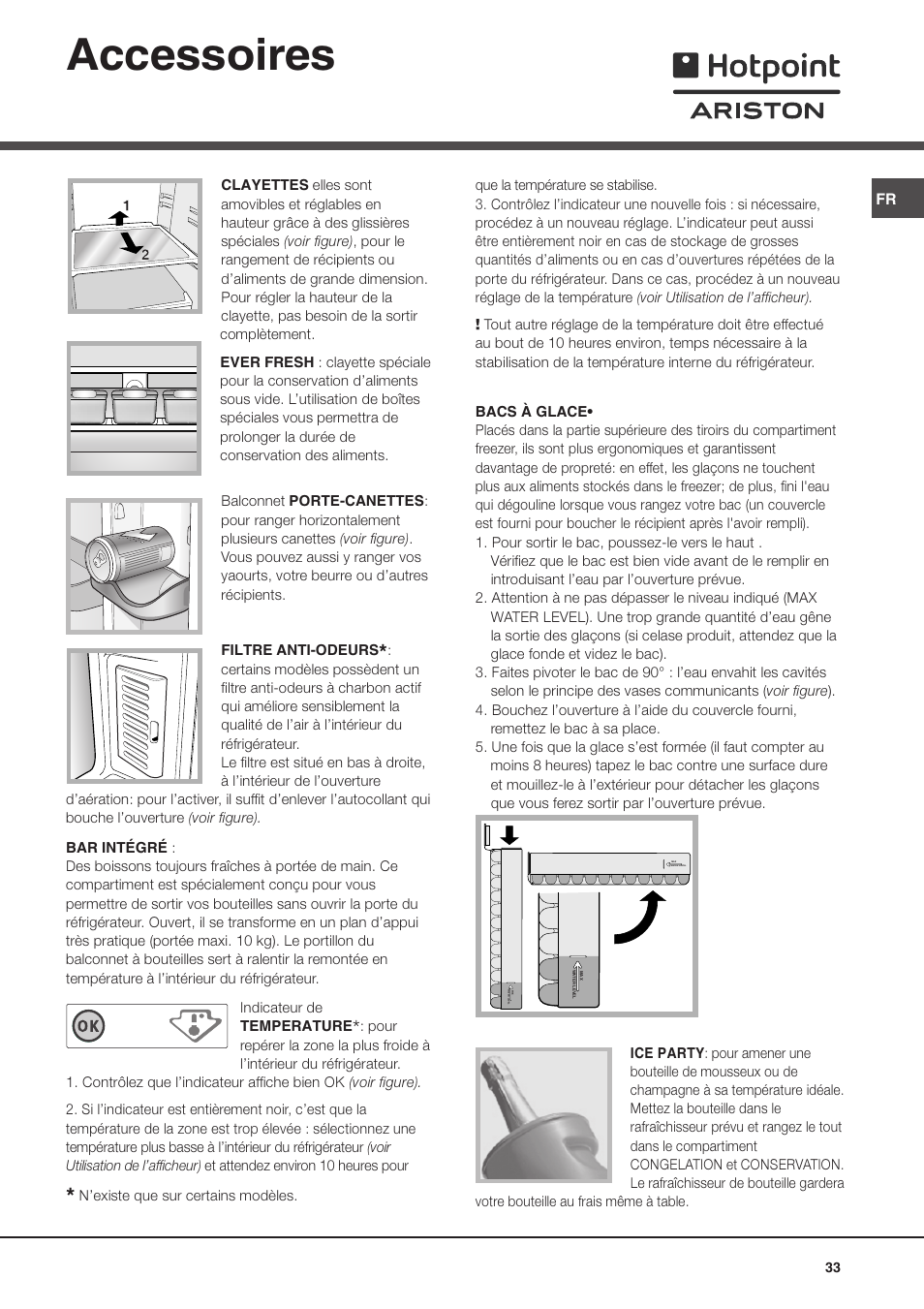 Accessoires | Ariston MBZE 45 NF User Manual | Page 33 / 72