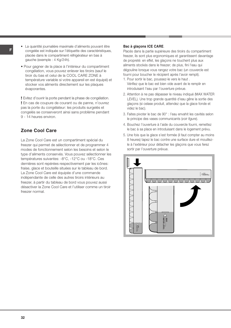 Zone cool care | Ariston MBT 2022 HA User Manual | Page 32 / 72