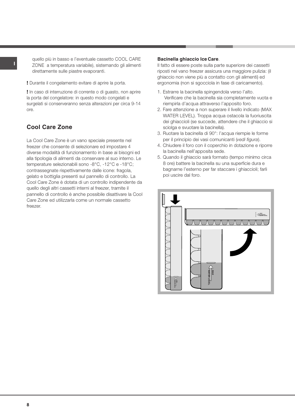 Cool care zone | Ariston MBT 2022 HA User Manual | Page 8 / 72