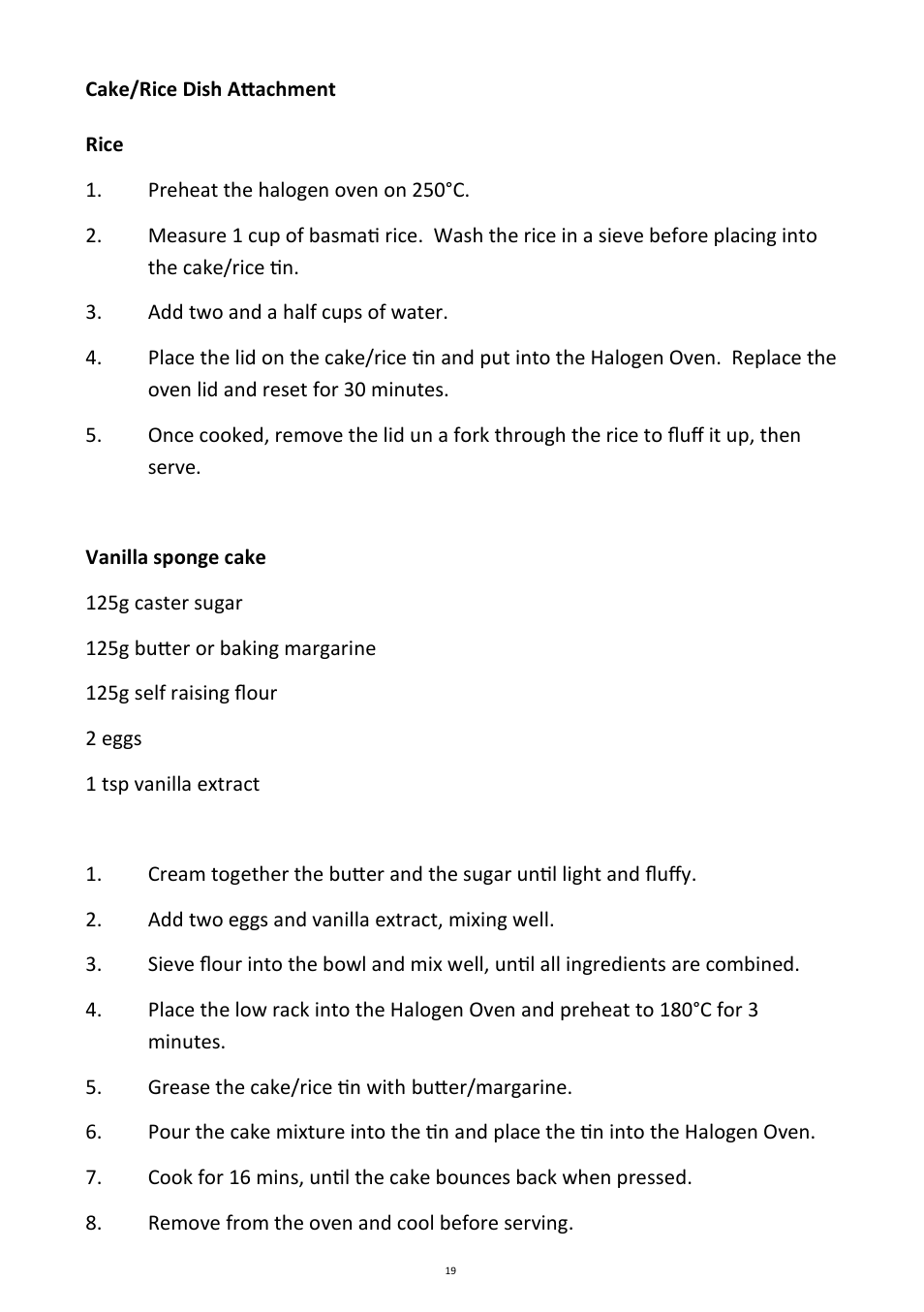 Andrew James AJ000401 Air Fryer for 12 Litre halogen Oven User Manual | Page 19 / 30
