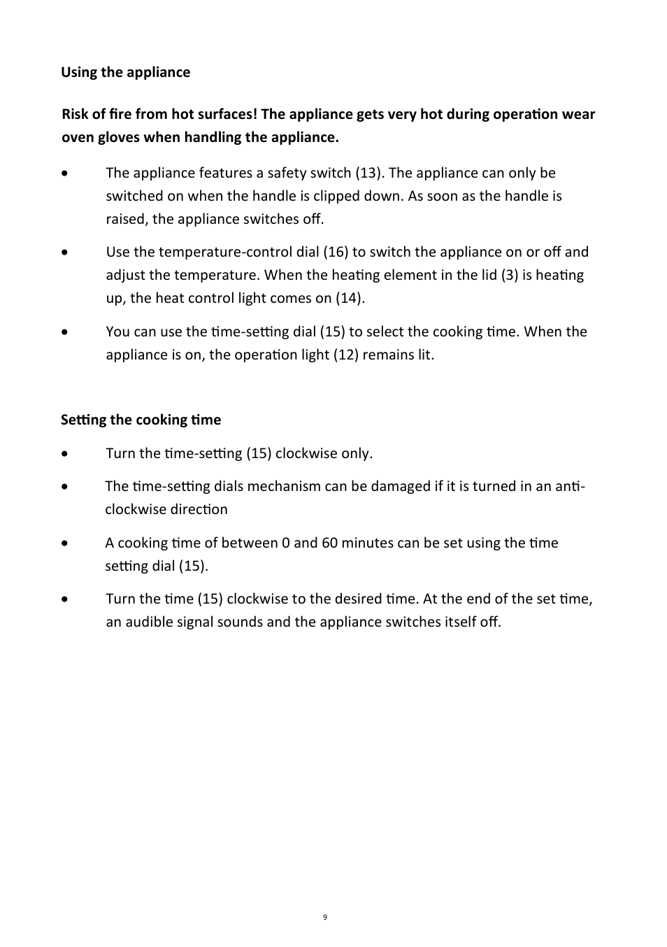 Andrew James AJ000401 Air Fryer for 12 Litre halogen Oven User Manual | Page 9 / 30