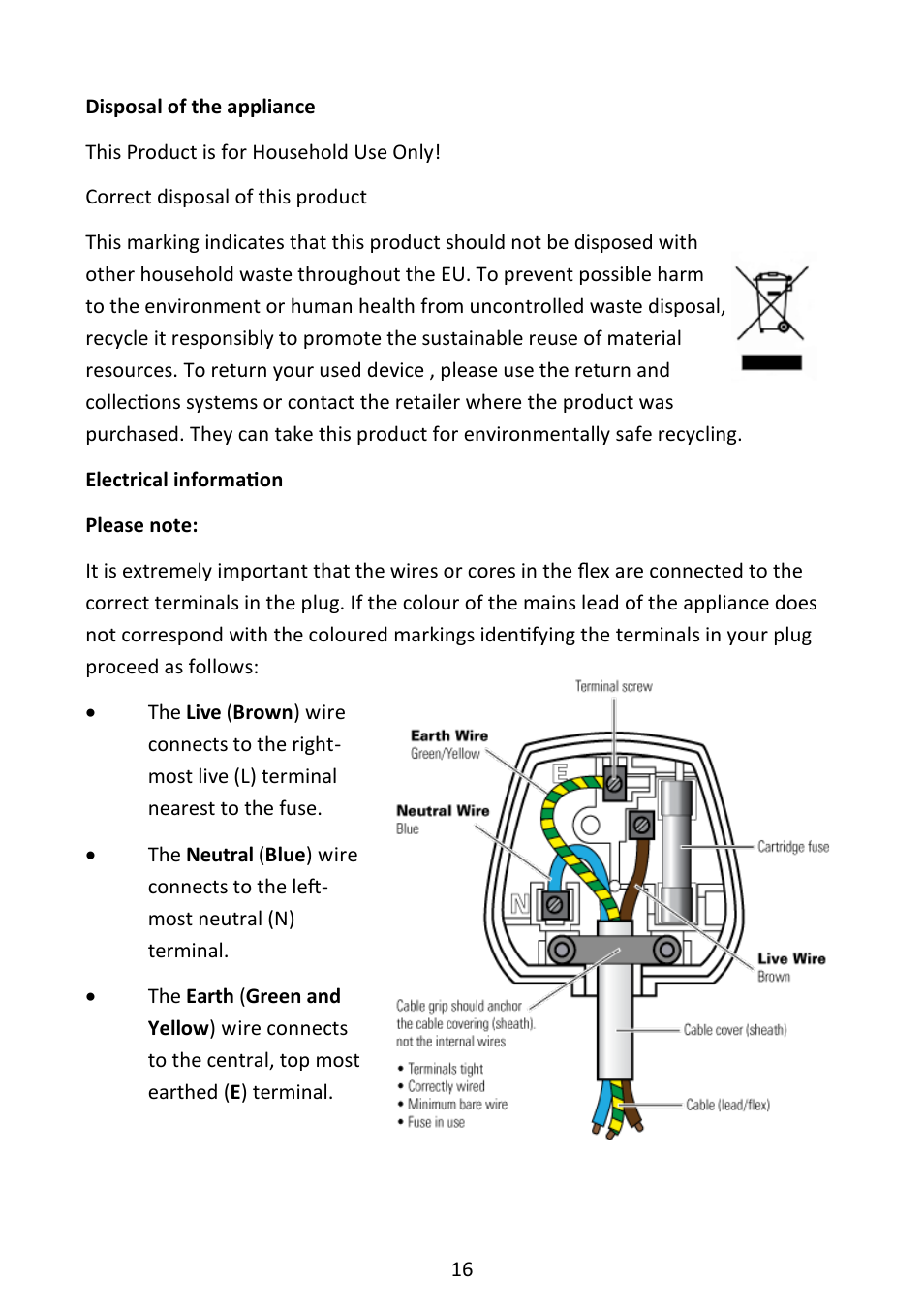 Andrew James AJ000350 Digital Food Dehydrator User Manual | Page 16 / 17