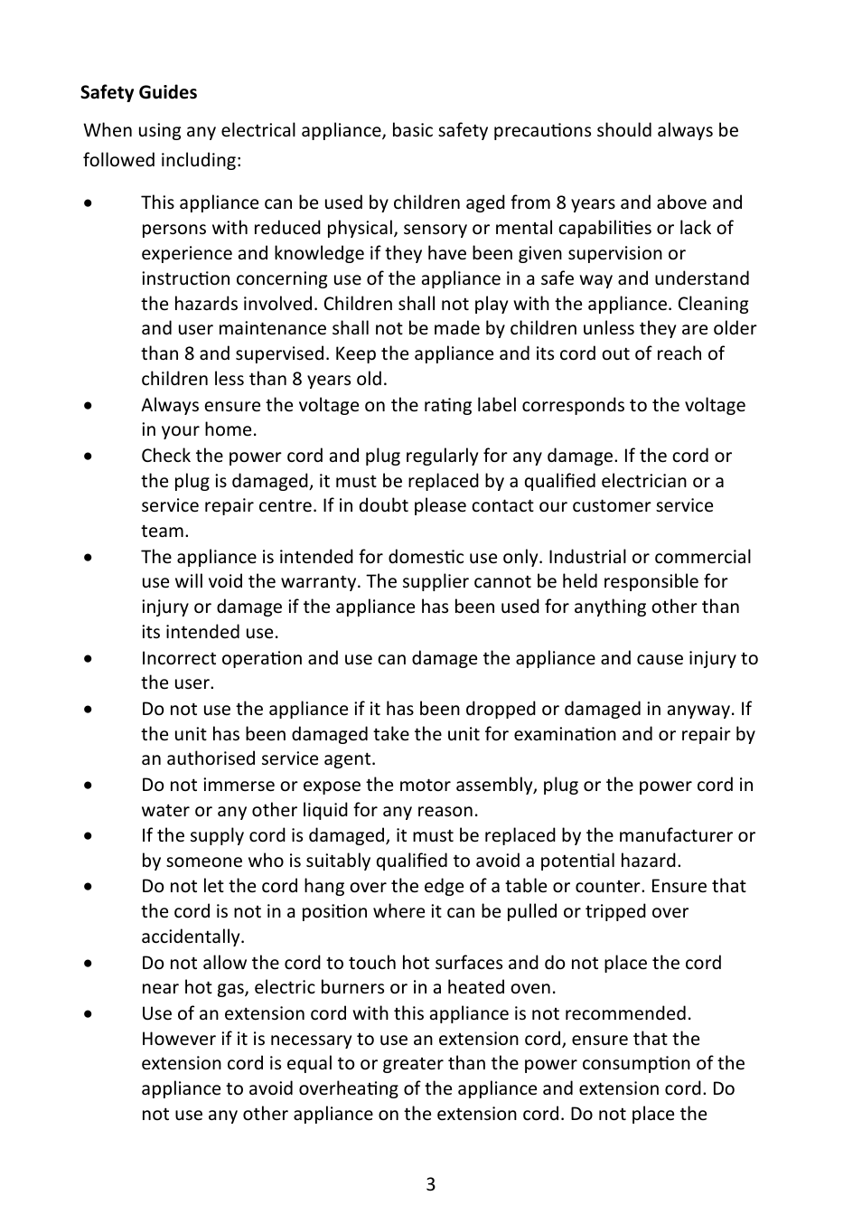 Andrew James AJ000350 Digital Food Dehydrator User Manual | Page 3 / 17