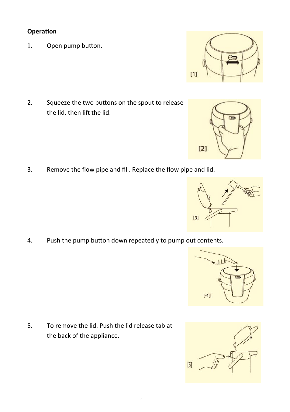 Andrew James AJ000064 5 Litre Airpot User Manual | Page 3 / 5