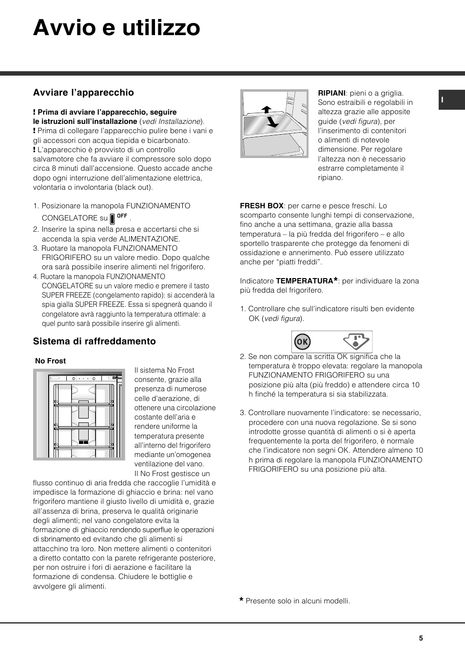 Avvio e utilizzo | Ariston BMBL 2022 User Manual | Page 5 / 52