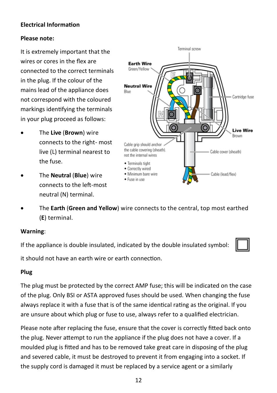 Andrew James AJ000145 Food Processor User Manual | Page 12 / 13