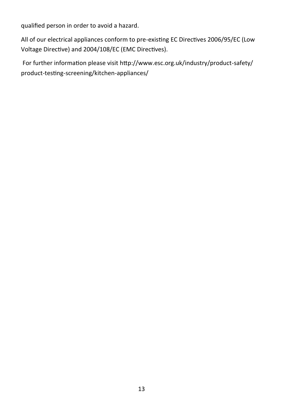 Andrew James AJ000145 Food Processor User Manual | Page 13 / 13