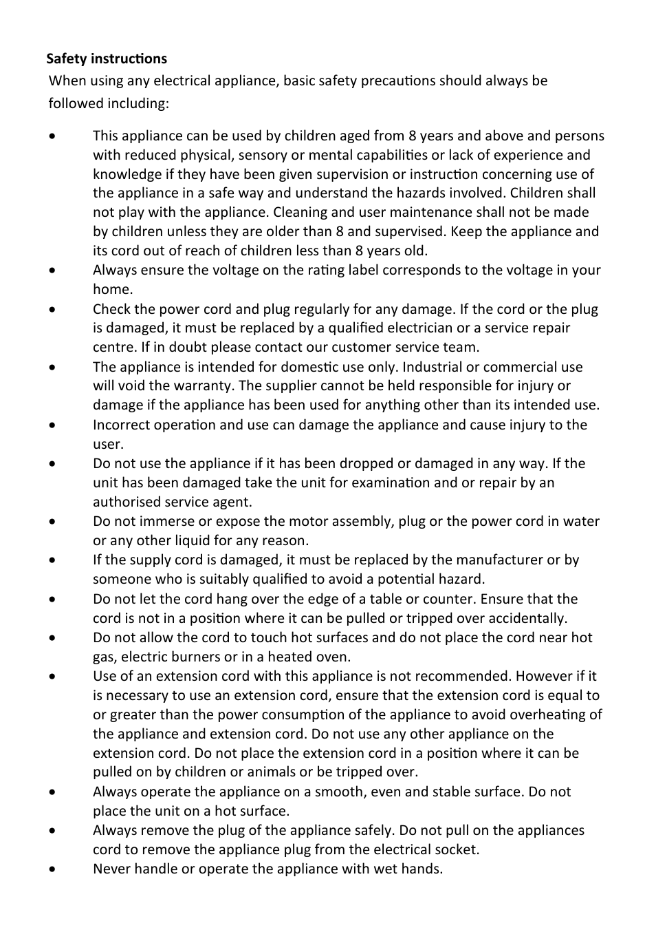 Andrew James AJ000145 Food Processor User Manual | Page 3 / 13