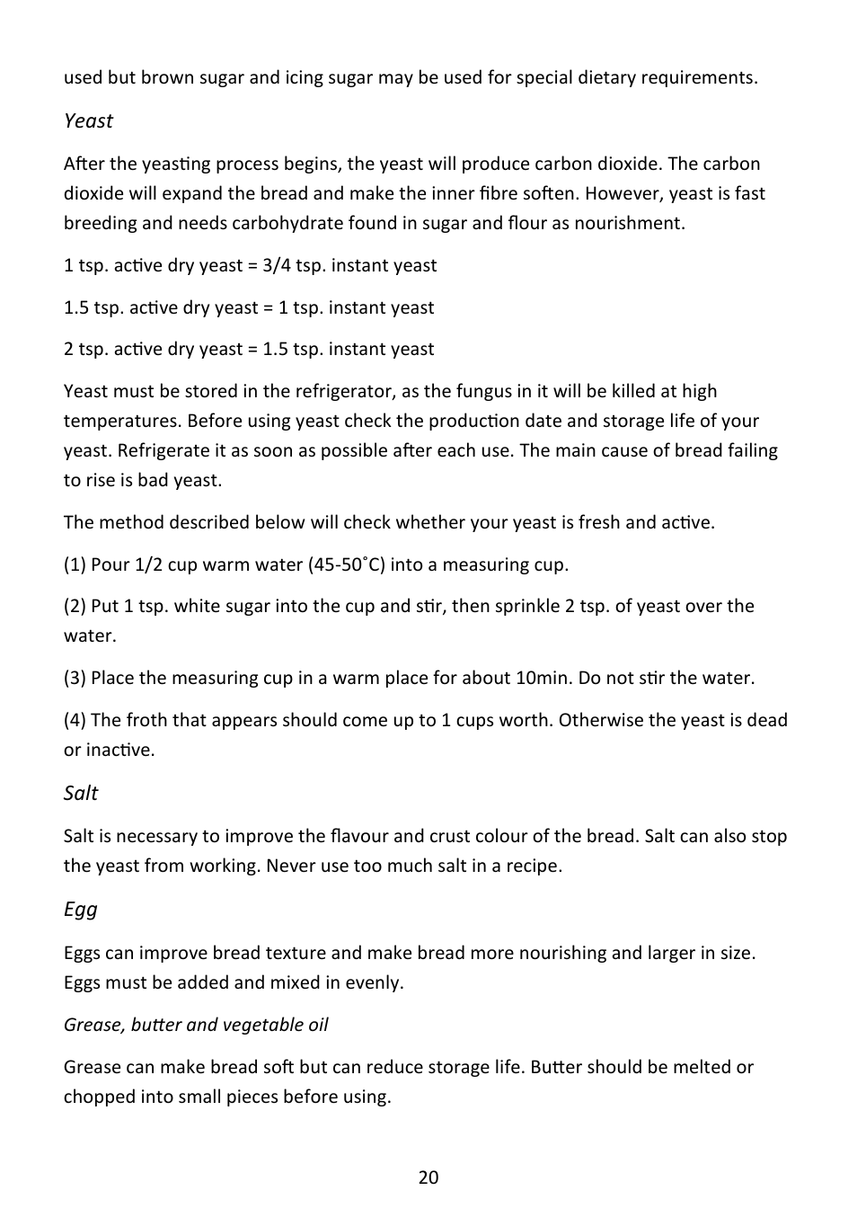 Andrew James AJ000573 Premium Bread Maker with Integrated Scales User Manual | Page 20 / 38