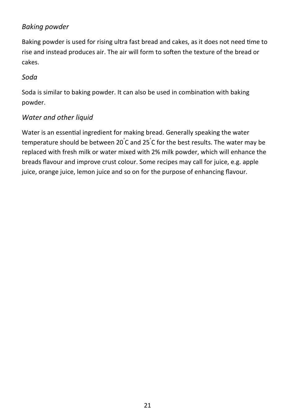 Andrew James AJ000573 Premium Bread Maker with Integrated Scales User Manual | Page 21 / 38