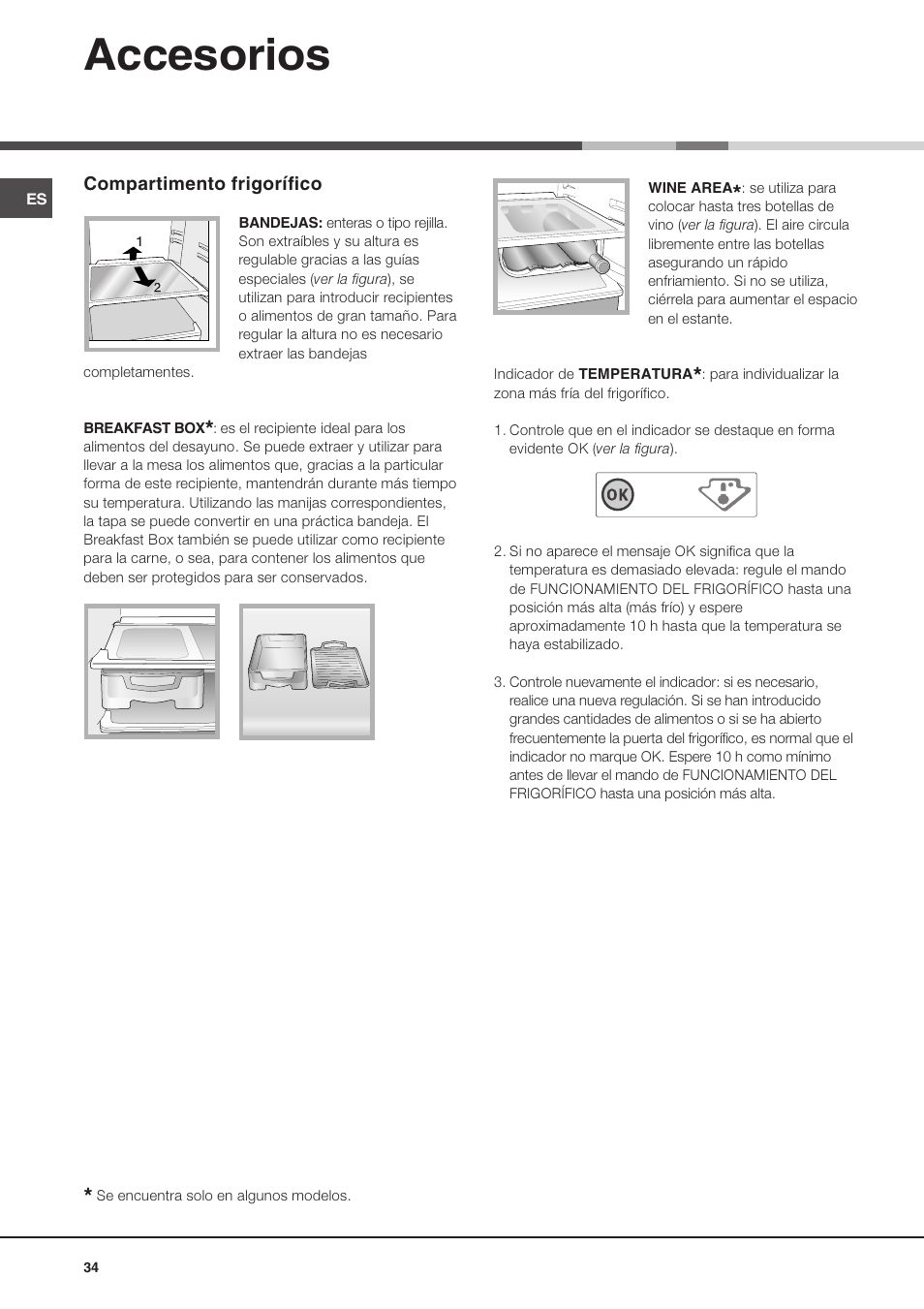 Accesorios | Ariston MTM 1711 User Manual | Page 34 / 52
