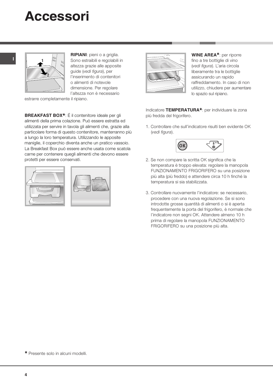 Accessori | Ariston MTM 1711 User Manual | Page 4 / 52