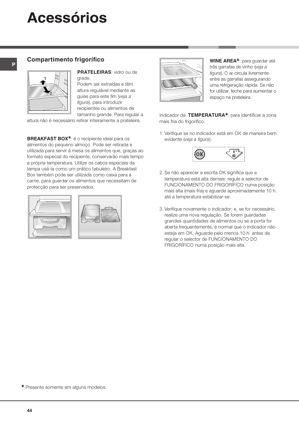 Acessórios | Ariston MTM 1711 User Manual | Page 44 / 52