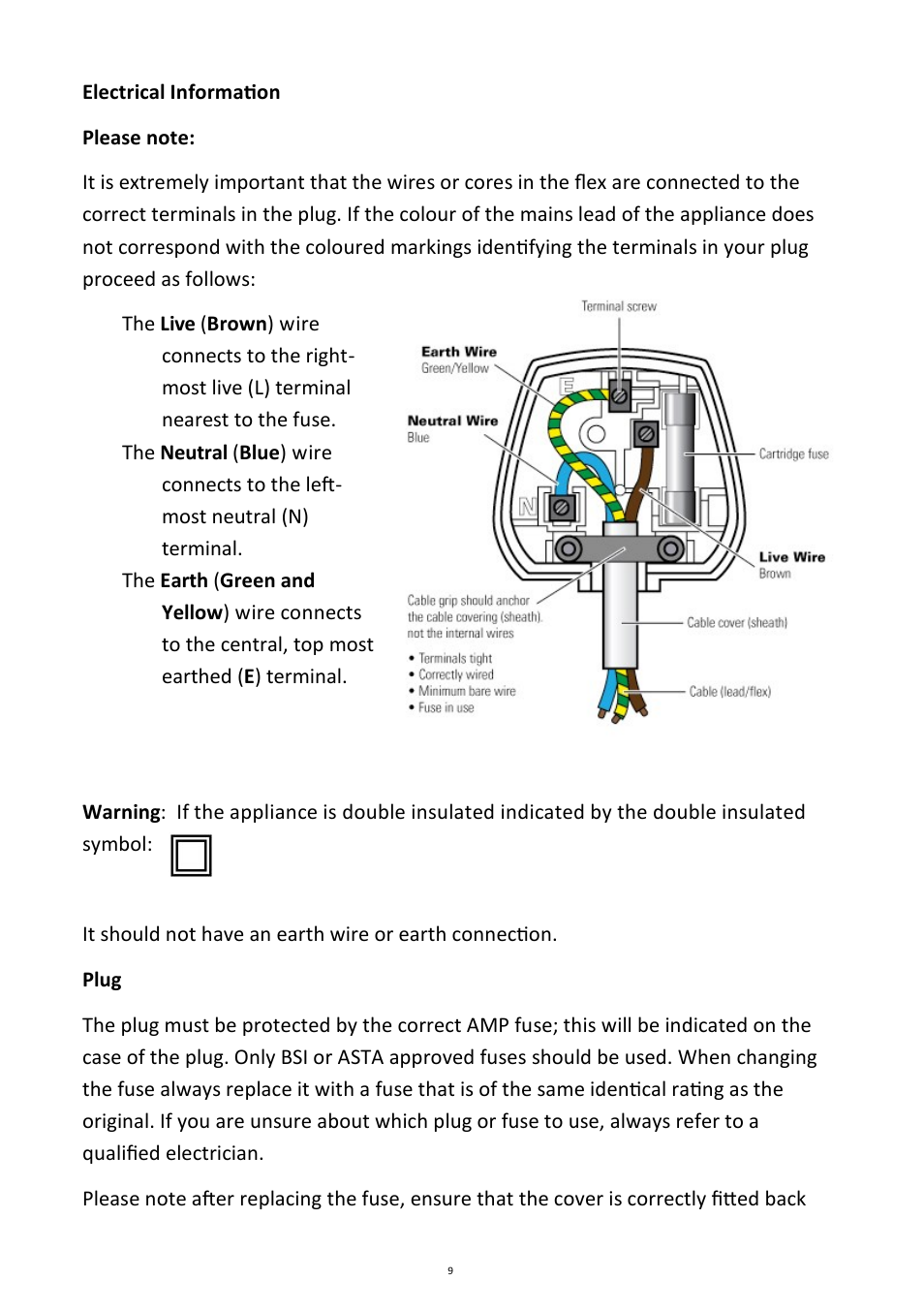 Andrew James AJ000035 22CM Food Slicer User Manual | Page 9 / 10