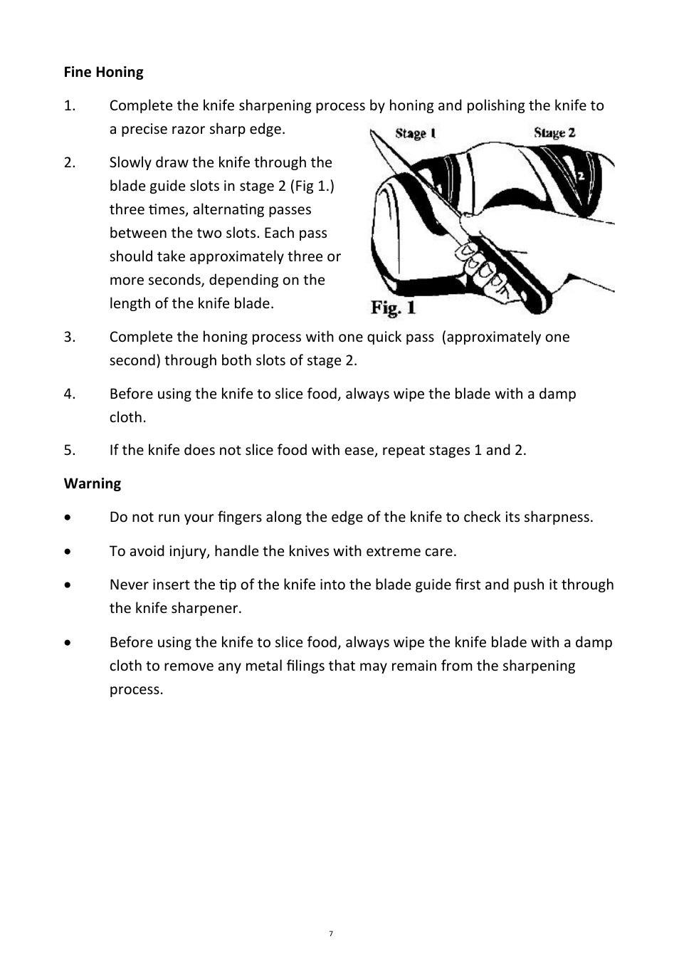 Andrew James AJ000010 Knife Sharpener User Manual | Page 7 / 13