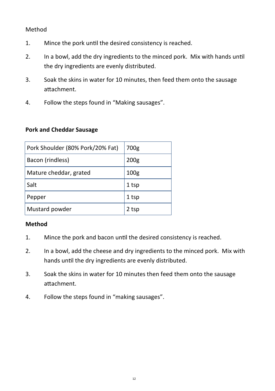 Andrew James AJ000132 Premium Meat Grinder User Manual | Page 12 / 18