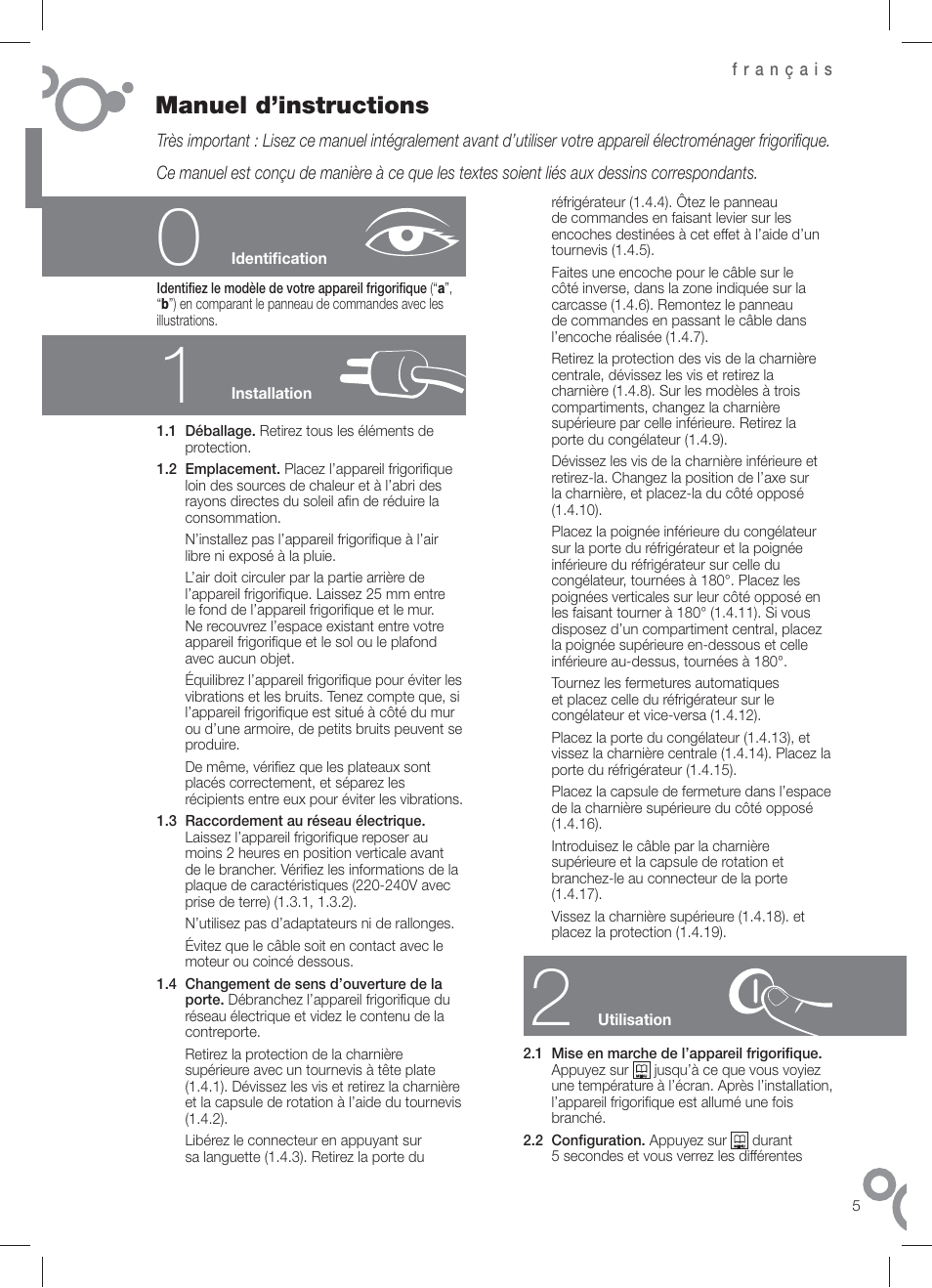 Manuel d’instructions | Fagor FFJ8865 User Manual | Page 12 / 64