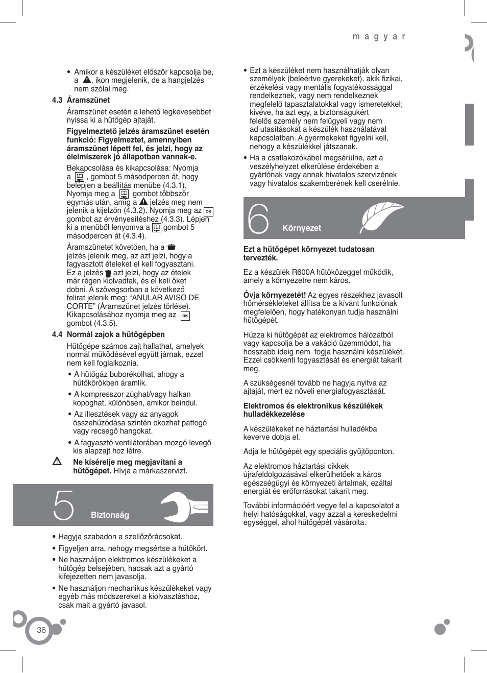Fagor FFJ8865 User Manual | Page 43 / 64