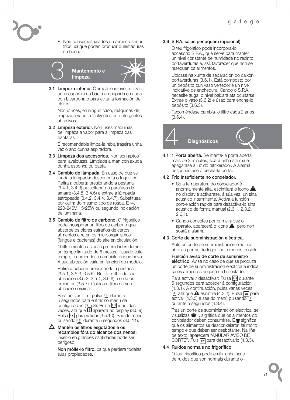 Fagor FFJ8865 User Manual | Page 58 / 64