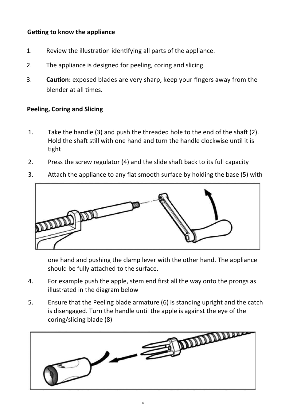 Andrew James AJ000069 Apple Corer User Manual | Page 4 / 8