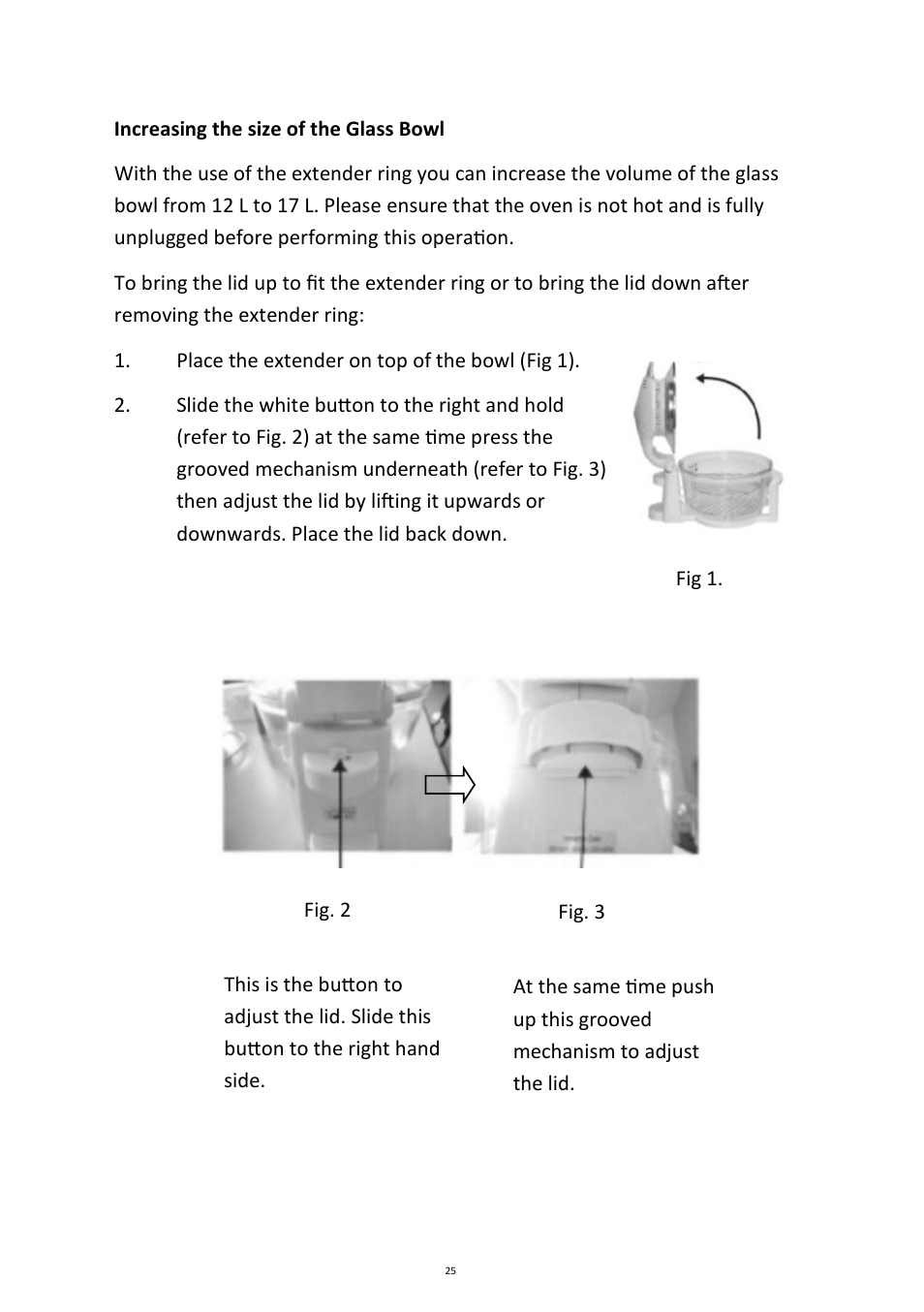 Andrew James AJ000215 12L Premium Digital Halogen Oven with Hinged Lid User Manual | Page 25 / 31