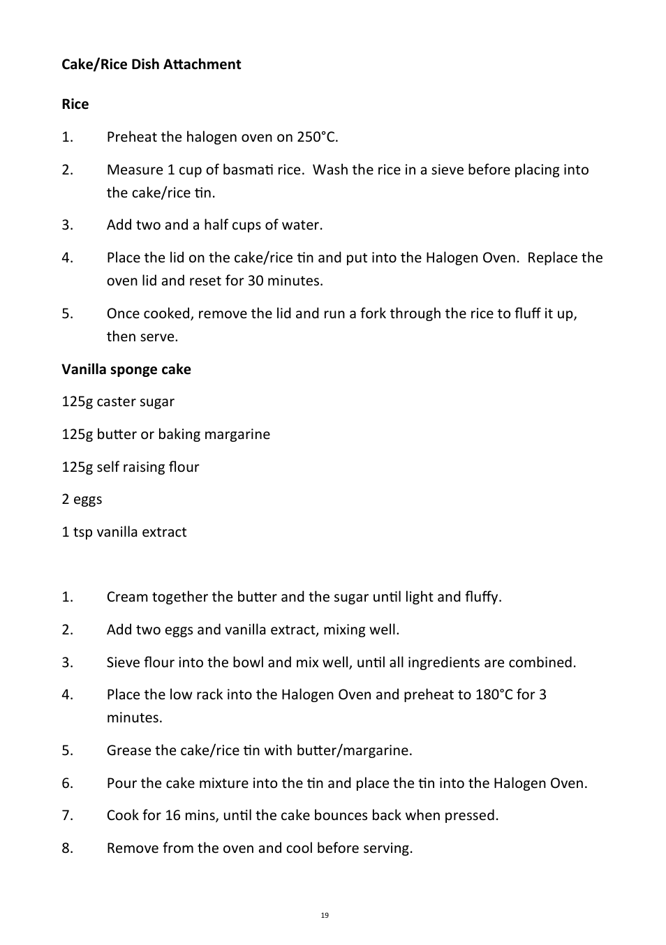 Andrew James AJ000012 7 Litre Premium Halogen User Manual | Page 19 / 30