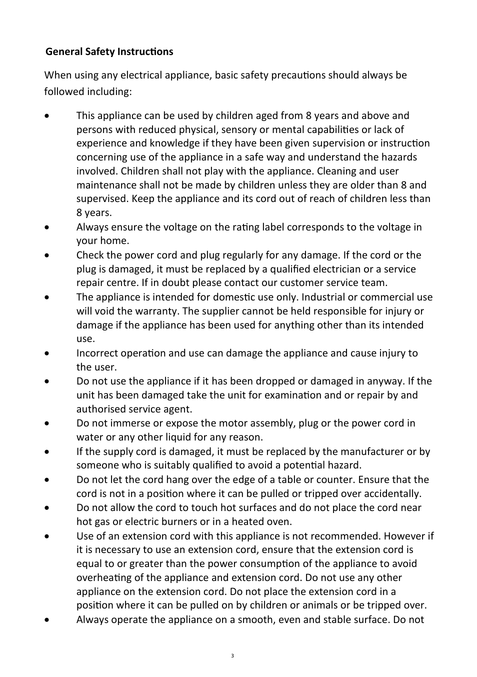 Andrew James AJ000012 7 Litre Premium Halogen User Manual | Page 3 / 30