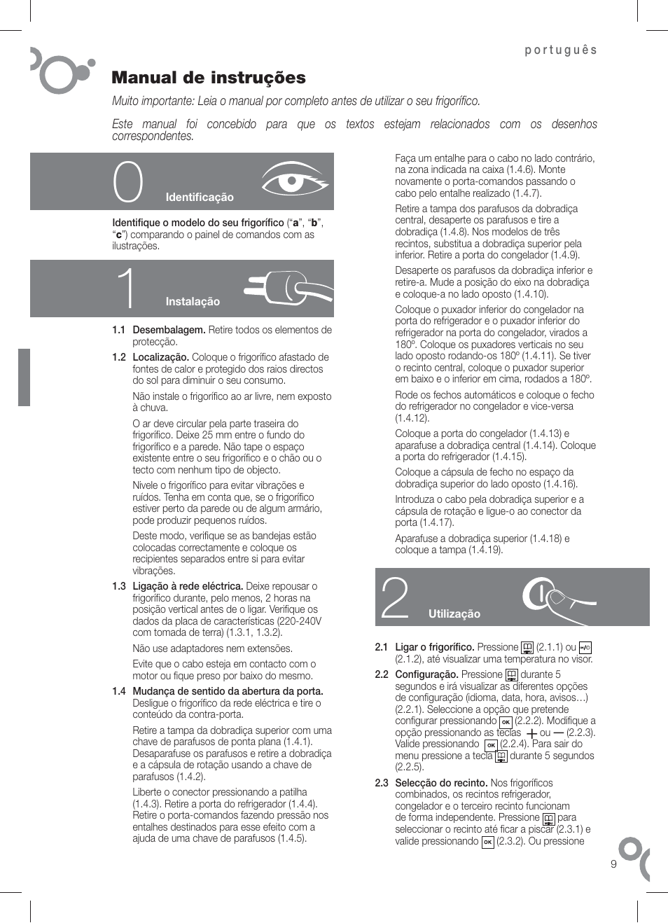 Manual de instruções | Fagor FFJ8845 User Manual | Page 11 / 58