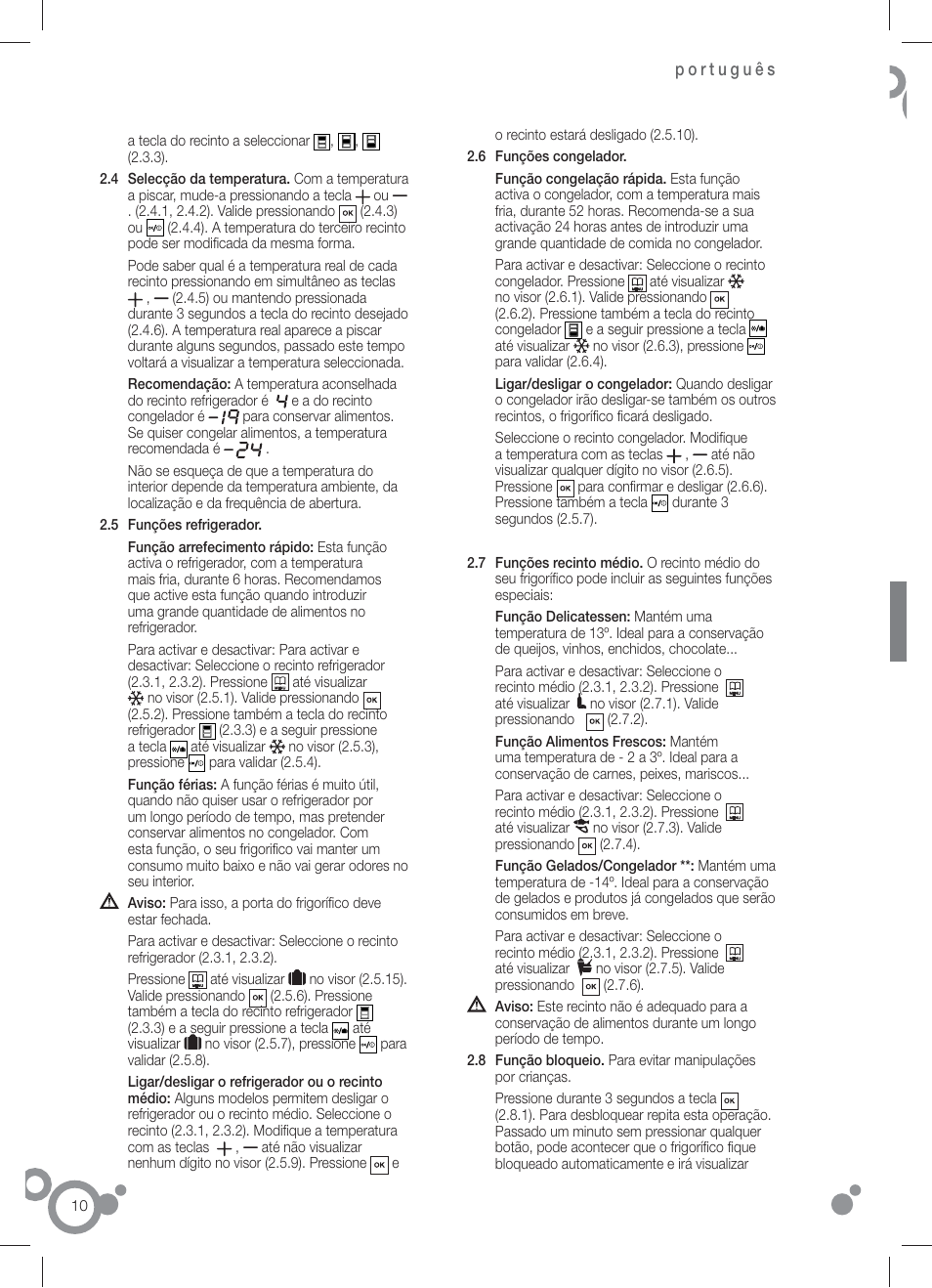 Fagor FFJ8845 User Manual | Page 12 / 58