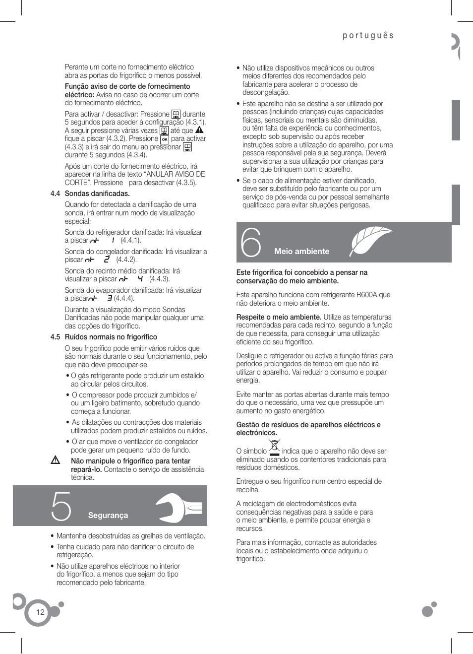 Fagor FFJ8845 User Manual | Page 14 / 58
