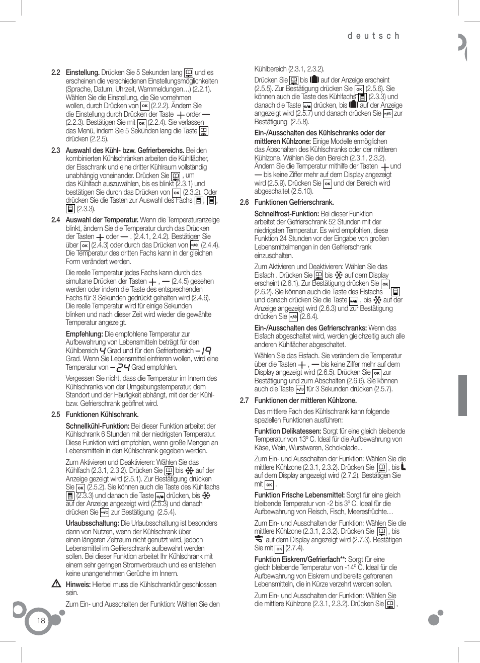 Fagor FFJ8845 User Manual | Page 20 / 58