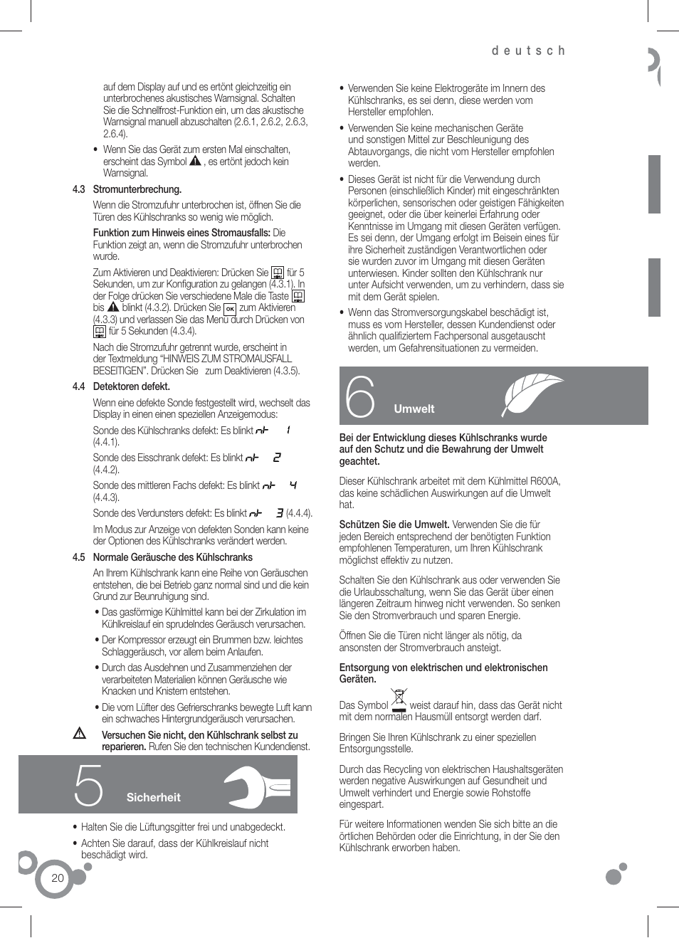 Fagor FFJ8845 User Manual | Page 22 / 58