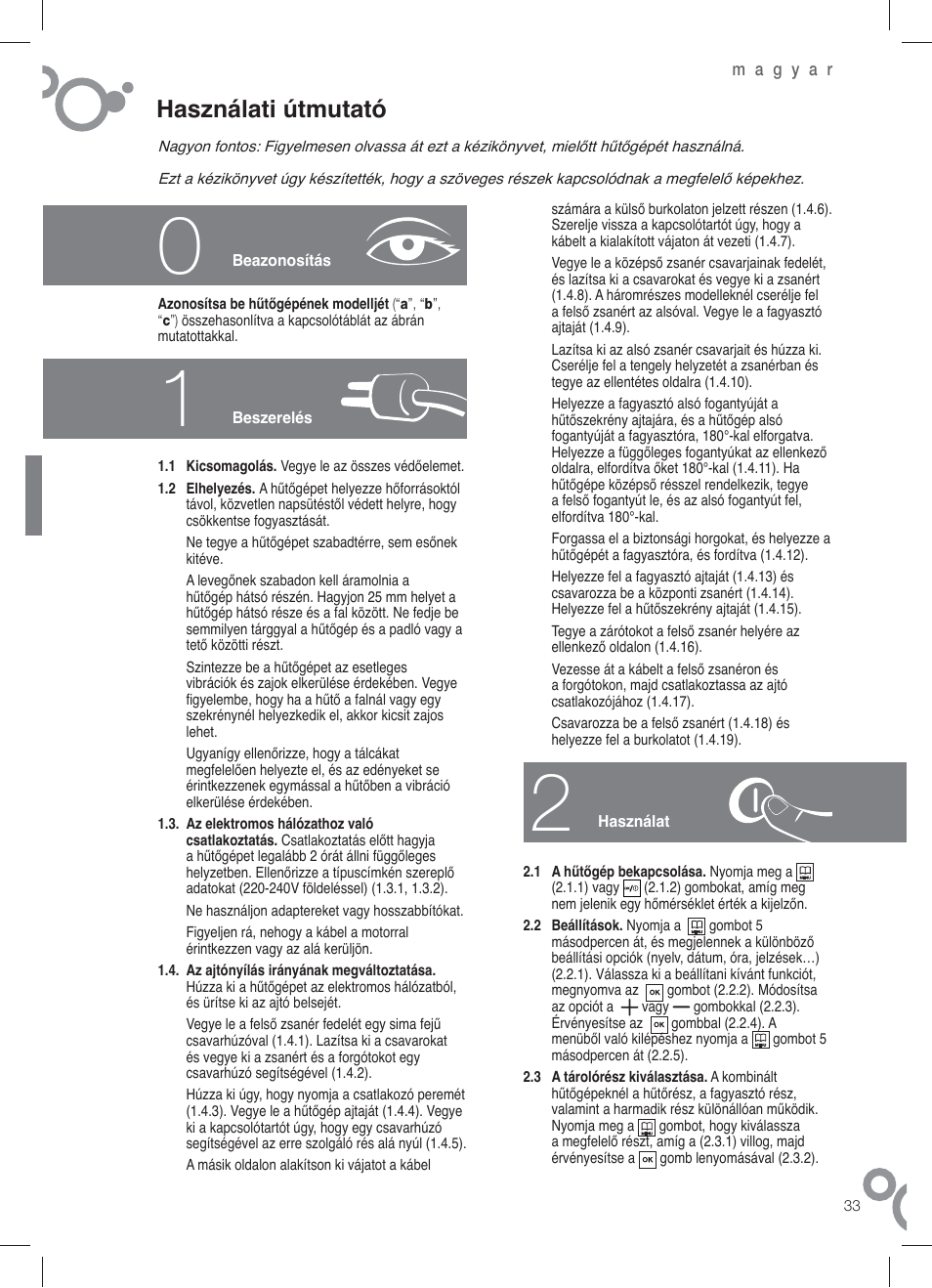 Használati útmutató | Fagor FFJ8845 User Manual | Page 35 / 58