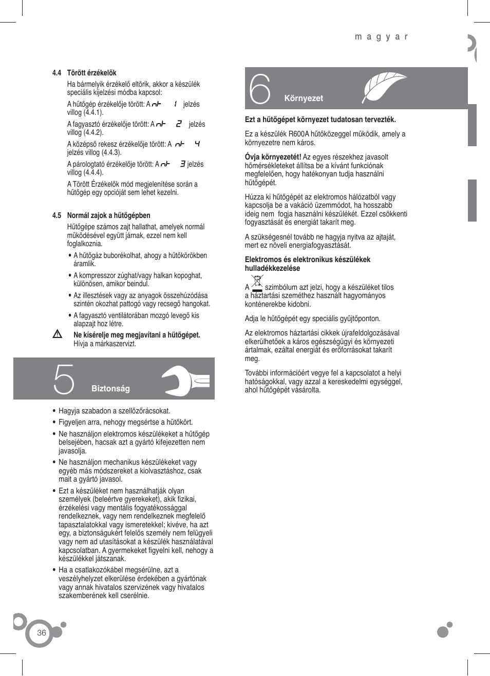 Fagor FFJ8845 User Manual | Page 38 / 58