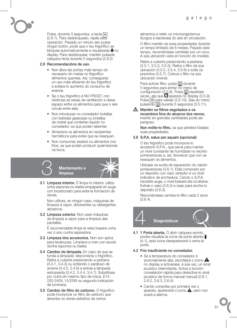 Fagor FFJ8845 User Manual | Page 53 / 58