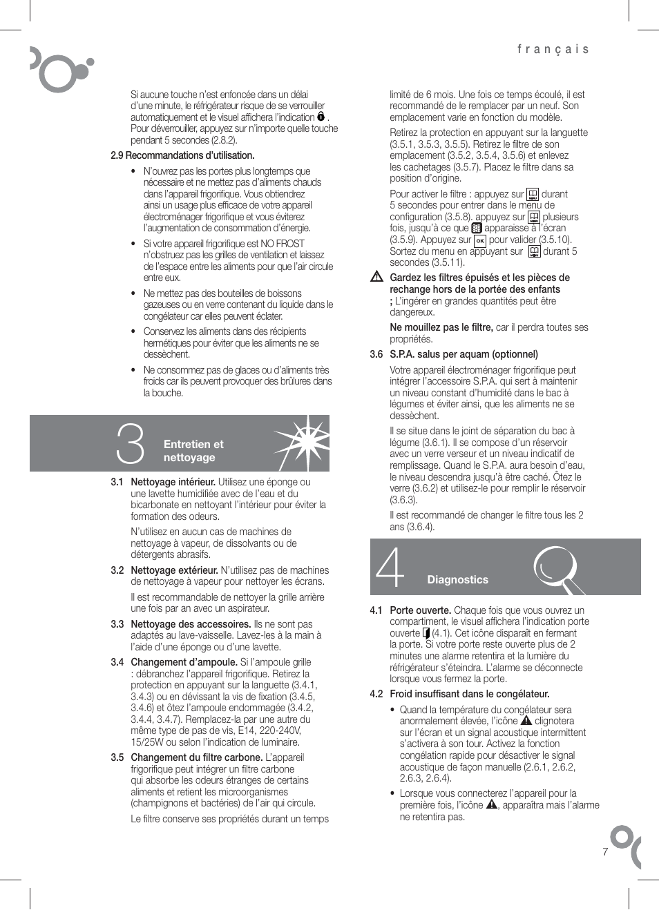 Fagor FFJ8845 User Manual | Page 9 / 58