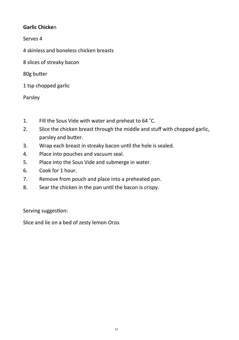 Andrew James AJ000596 Ultimate Sous Vide Package User Manual | Page 17 / 26