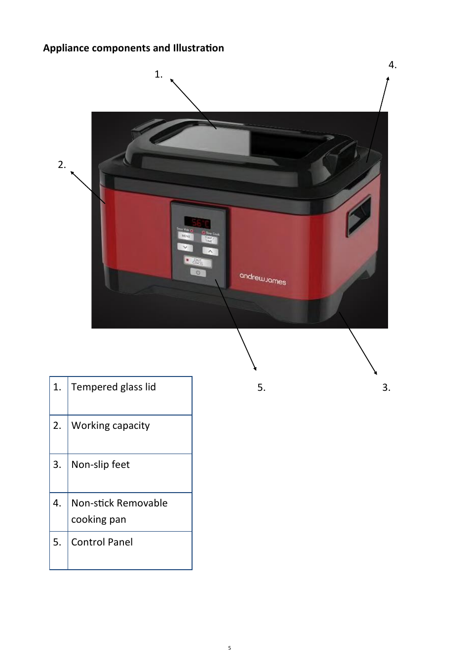 Andrew James AJ000596 Ultimate Sous Vide Package User Manual | Page 5 / 26
